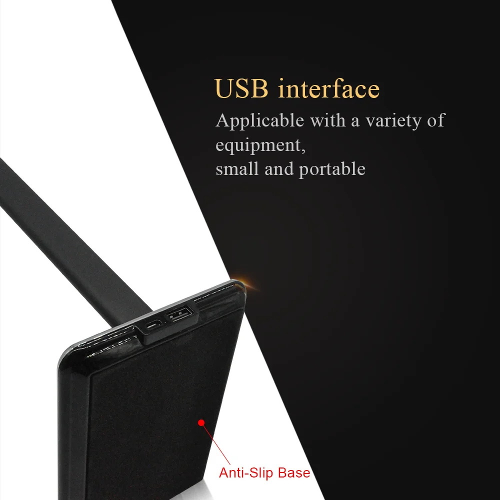 Modern design led table lamp wireless charger usb desk lamp reading lamp for teens