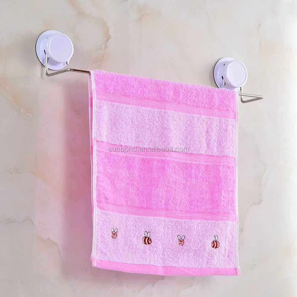 
stainless steel suction bathroom corner hotel towel rack 
