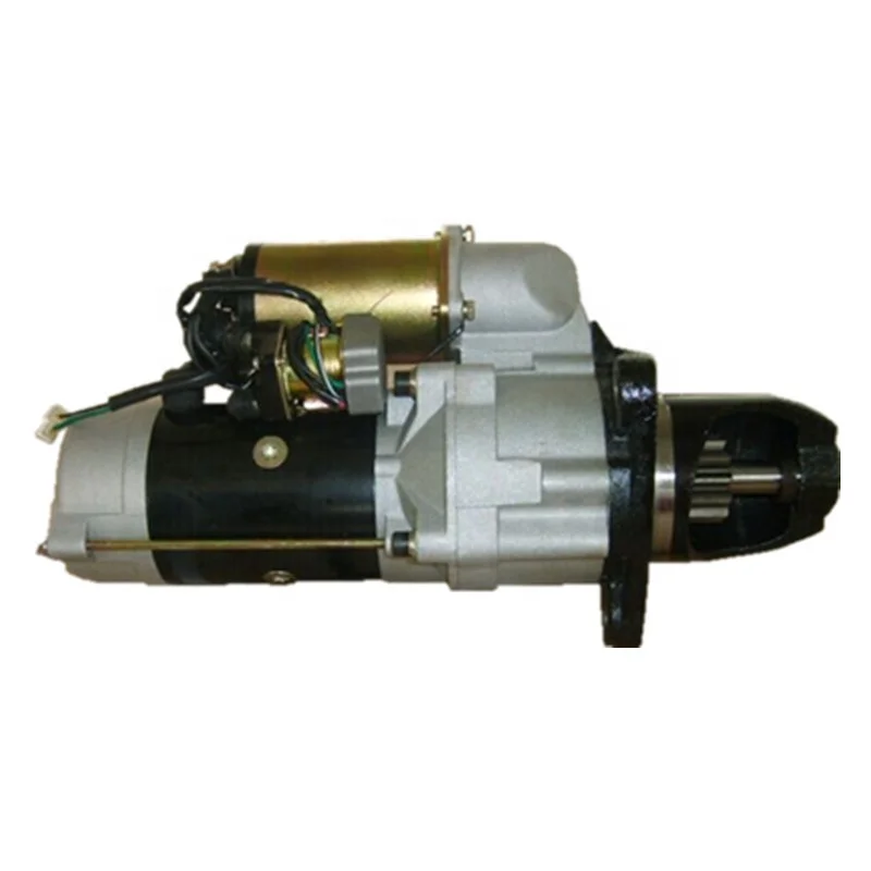 24V 7.5KW 12T STARTER MOTOR WITH SAFETY RELAY FOR KOMATSU WheelLoader 0230003152 6008134560