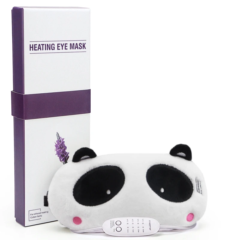 
USB heated eye mask eyeshade far Infrared heated eye mask for sleep heating therapy to nourish eye skin relieving fatigue 