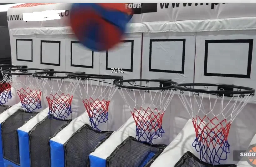 Buy inflatable basketball four in row sport games, inflatable basketball connect 4 game,connect four basketballs in a row