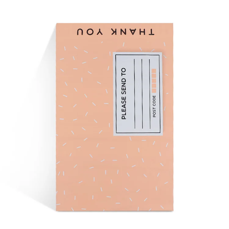 Цветной биоразлагаемый полиэтиленовый пластиковый конверт для почтовых отправлений по индивидуальному заказу