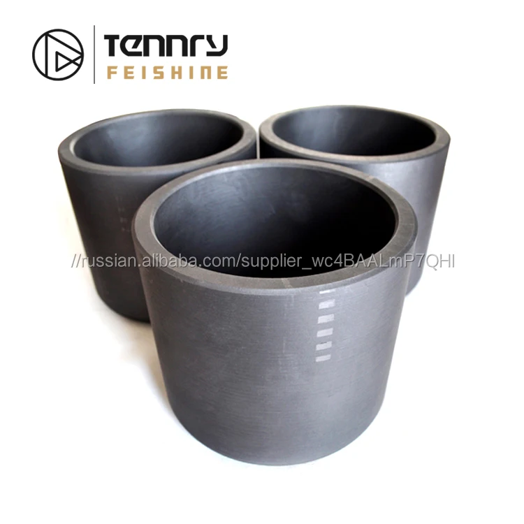 Крупноразмерный тигель графита для плавки алюминия