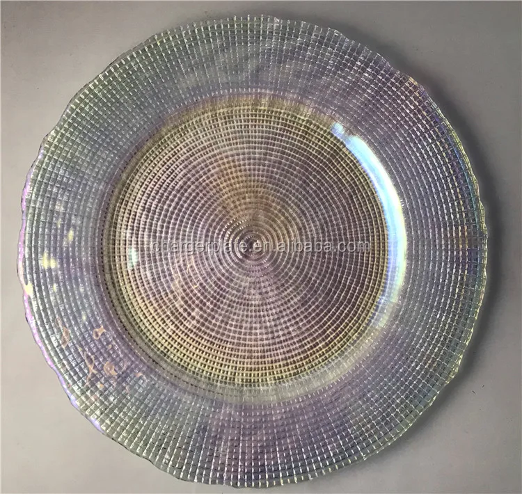 Wholesale Wedding Rental Champagne Gold Charger Plate for decoration