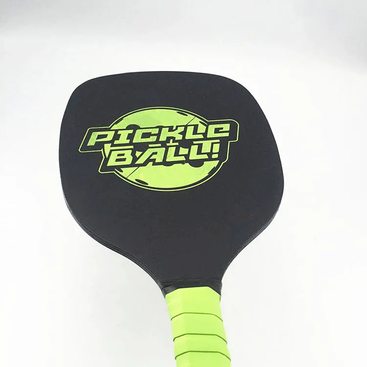 2018 Best Seller Summer Sport Silk Printing Wood Pickleball Paddle Beach Tennis Racket