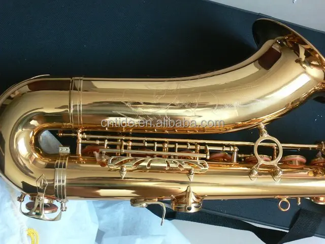 Lacquer Tenor Saxophone Gold High Grade Tenor Sax Like 82Z Brass Tide Music Bakelite CN;SHN TS3082 BB