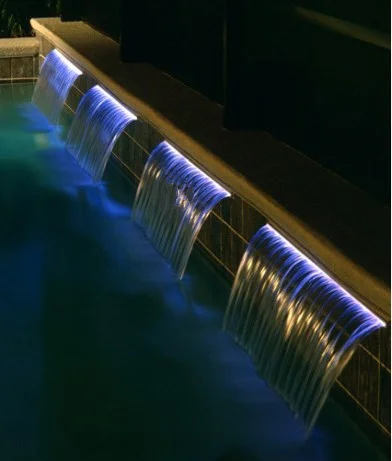 swimming pool water fountain stainless steel swimming pool waterfall fountain nozzle