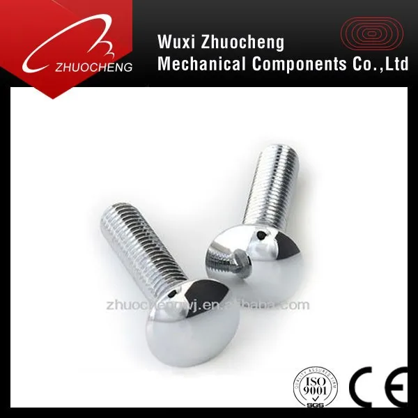 A2 A4 stainless steel 304 316 DIN 603 carriage bolts with ISO certification