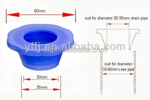 
silicone seal cap for sewer pipe 