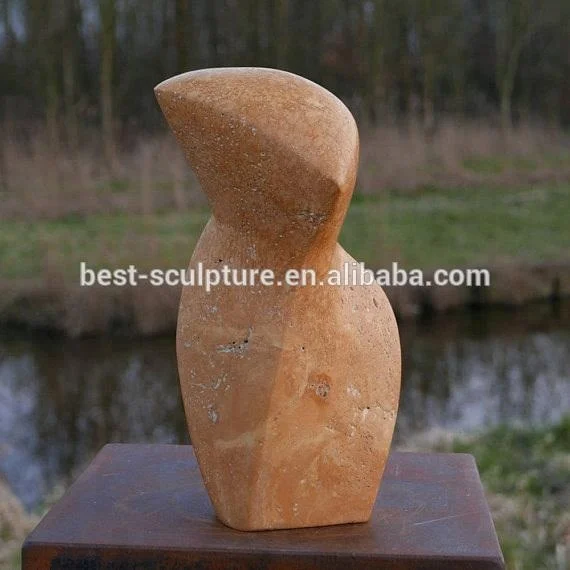 Наружная Современная мраморная абстрактная художественная резьба скульптура для
