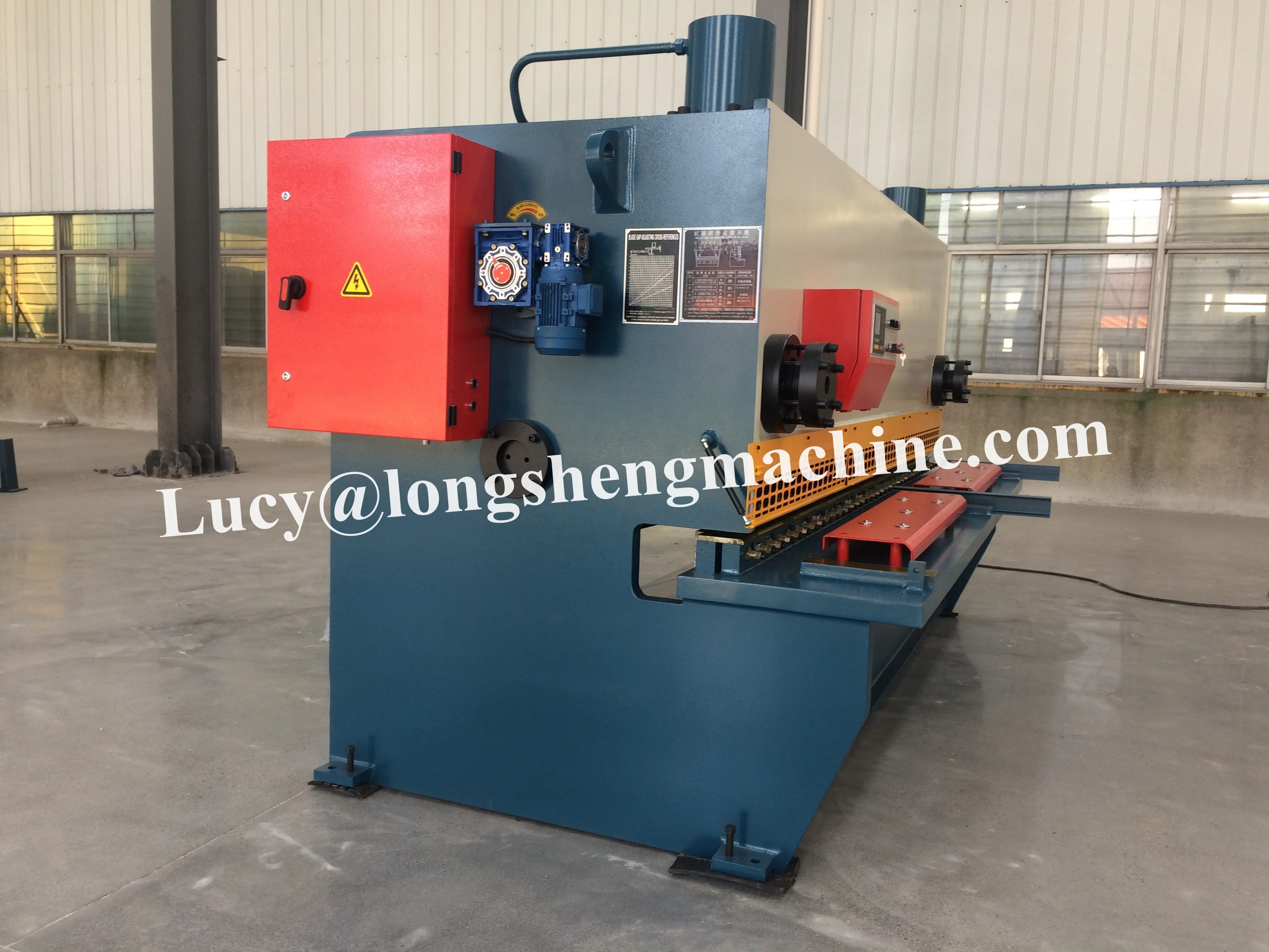 CE &ISO China factory types aluminum steel sheet metal plate hydraulic shearing machine hand guillotine shear