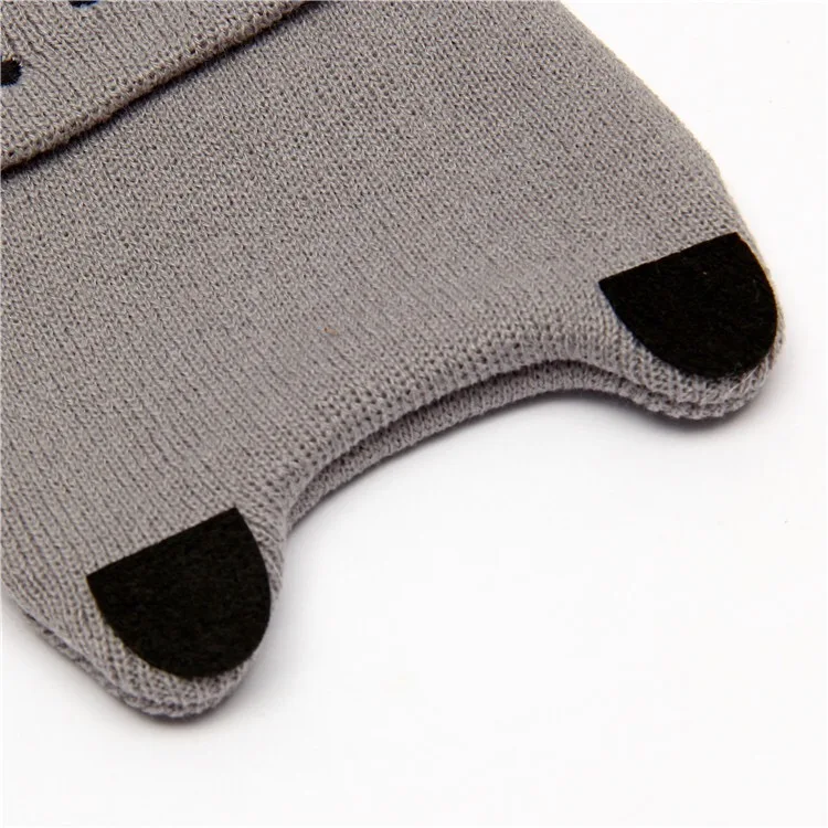 Baby kids winter animal ear hat cute bear hat