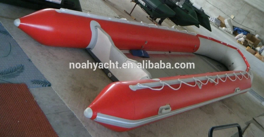 1.0mm French orca Hypalon big   inflatable rescue  aluminum boat(720cm)
