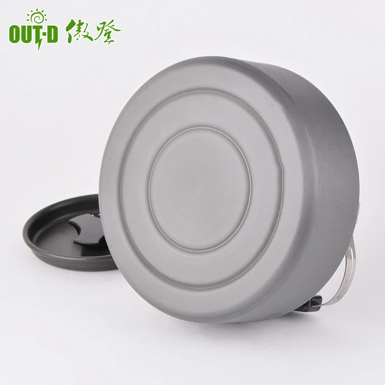 1.1L оптовая продажа Портативный алюминиевый Открытый Кемпинг Пикник воды кофе чайник термос