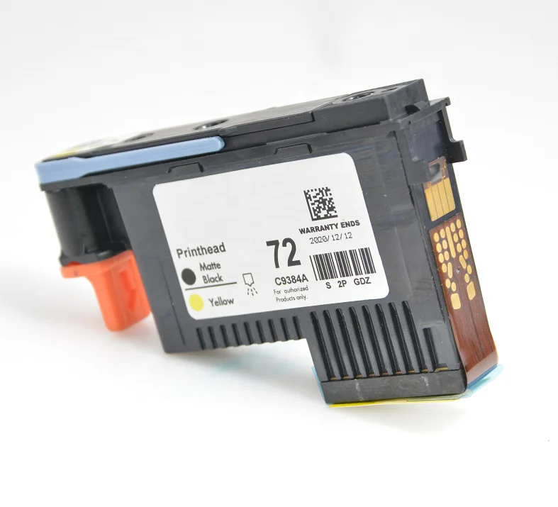 C9383A Matte Black & Yellow For HP72 Printhead For Hp Designjet T610 T620 T770 Series Printer