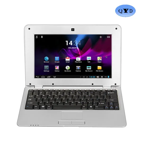 cheap VIA 8880 dual core 10.1 inch Android 4.4 Laptop