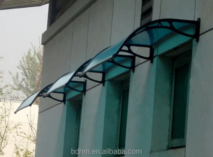 Front door Glass Awning Canopy