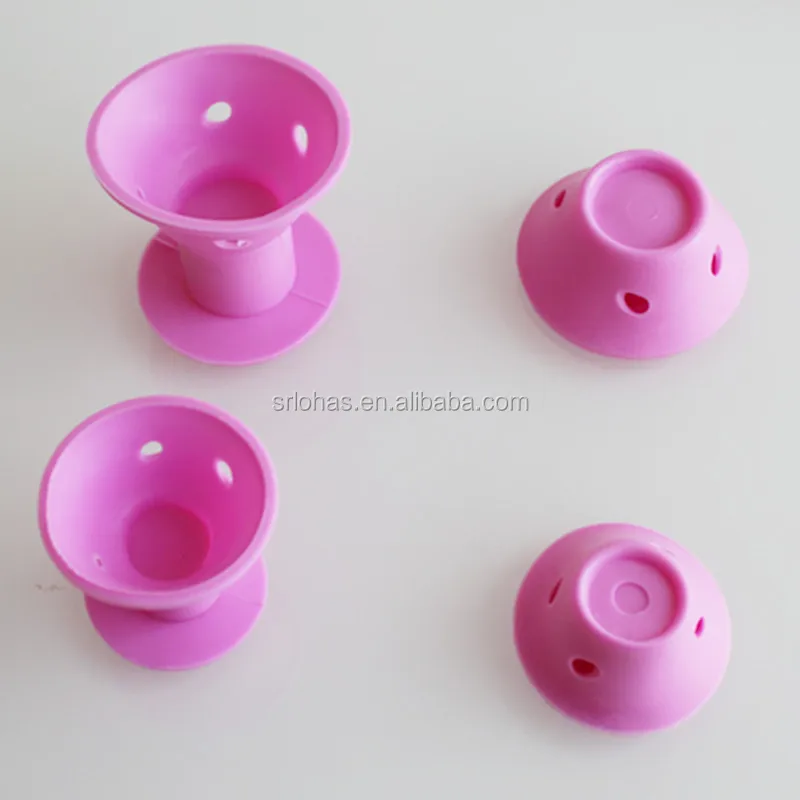Silicone No Clip Hair Style Rollers
