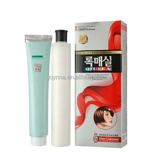Permanent hair dye cream cover gray hair color herbal hair colors
