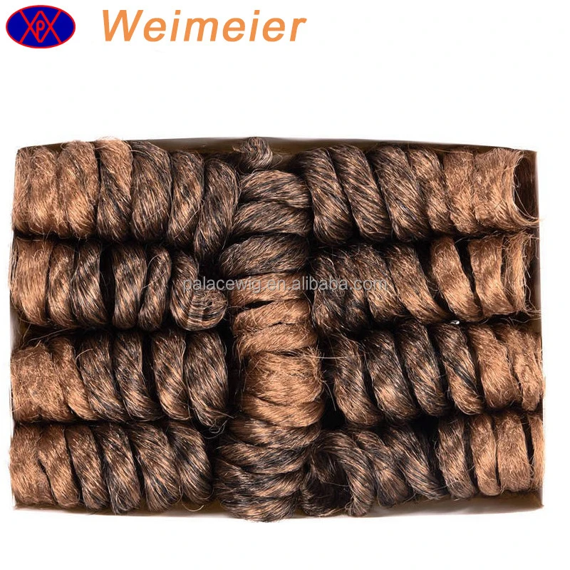 High Temperature Fiber Jumpy Wand Curl Twist Crochet Braid Jamaican Bounce African Synthetic Braiding Hair