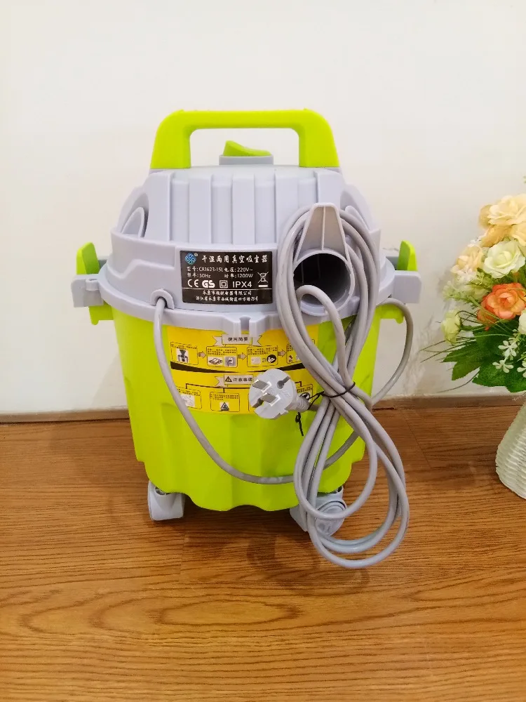 Portable Commercial Wet And Dry Vacuum Cleaner For Household/Hotel/Shop/Car Wash Use