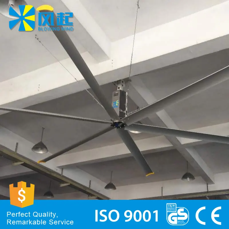 20ft Hvls Air Cooler Industrial Large Ceiling Fan Power Consumption