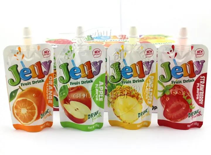 55 г фруктово-сосущий желеобразный напиток в мешках