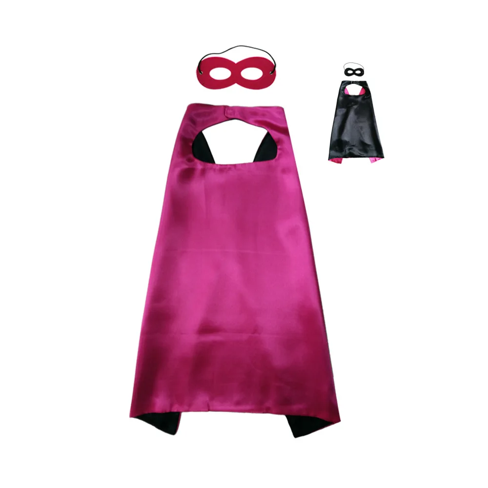 High quality children kids halloween christmas mascot kids super hero cloak
