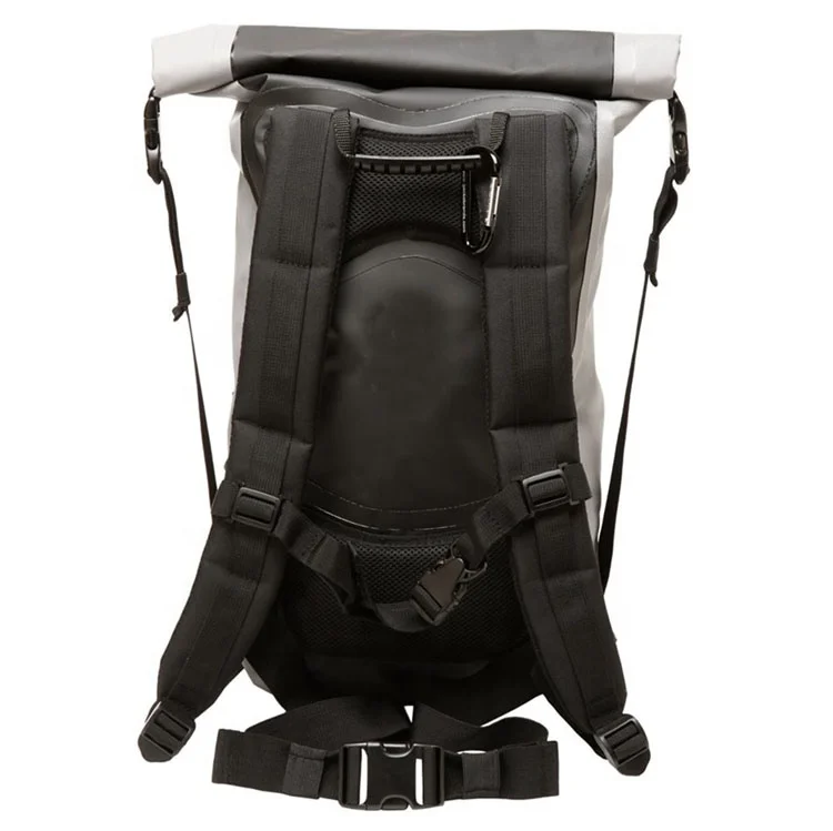Hot Product Tarpaulin 20L 30L 40L Rucksack Grey Waterproof Dry Bag Backpack For Camping Hiking