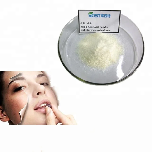 
SOST Supply Private Label Pure 99% Best Price of Kojic Acid for Skin Whitening 