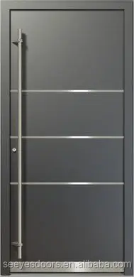 seeyesdoor strong security steel door gate black aluminum entrrance doors in exterior