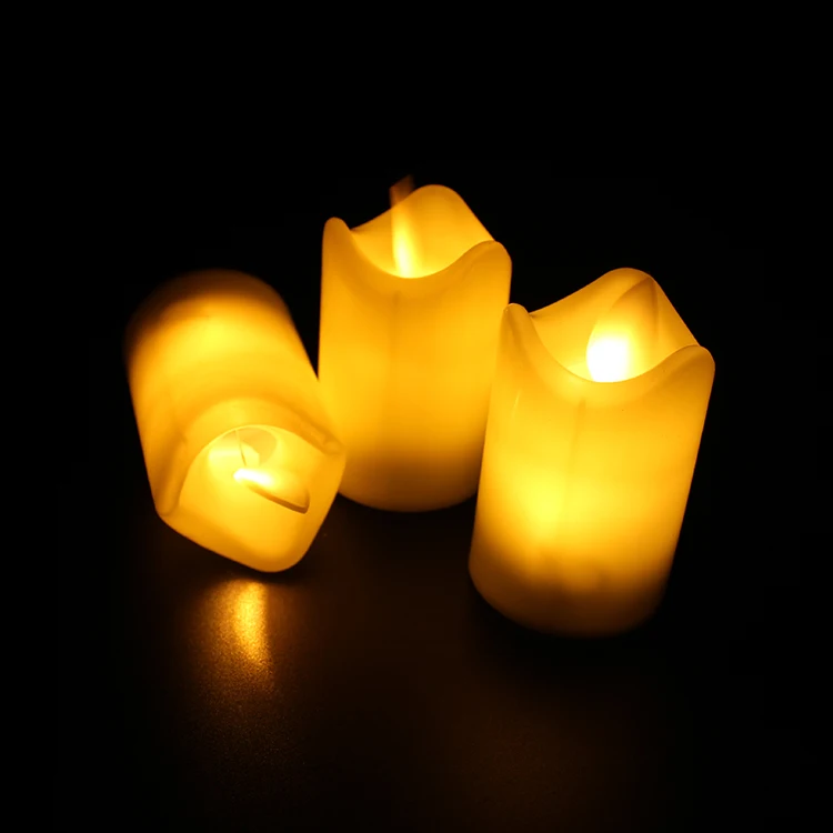 wholesale rf remote control decorative rechargeable scented church led votive lamp light electric candle