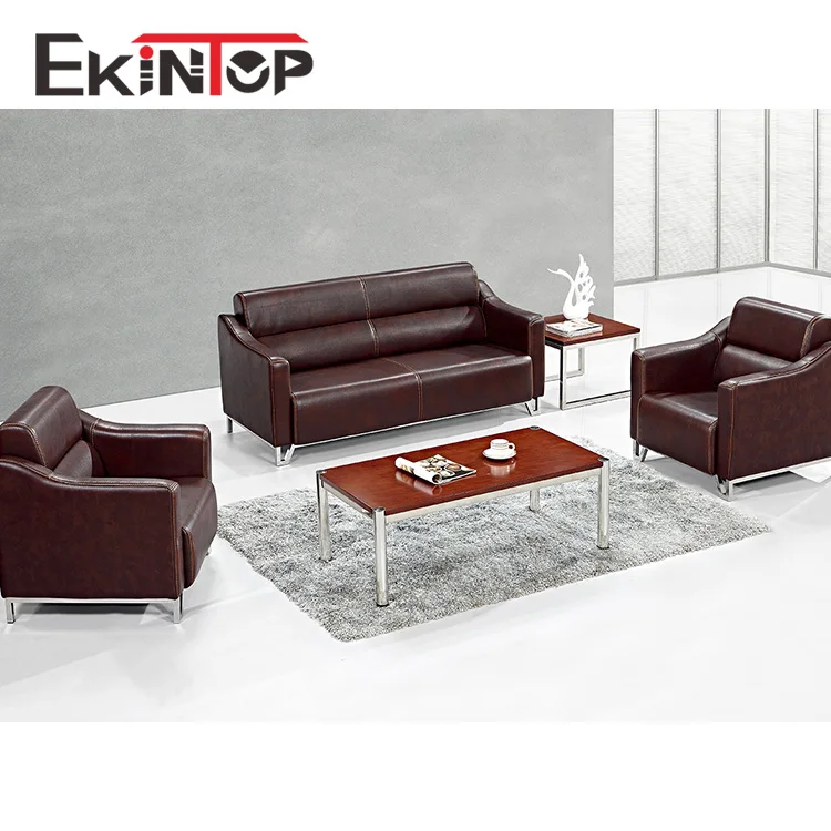 Ekintop, дешевый кожаный офисный диван, дизайнерский офисный диван