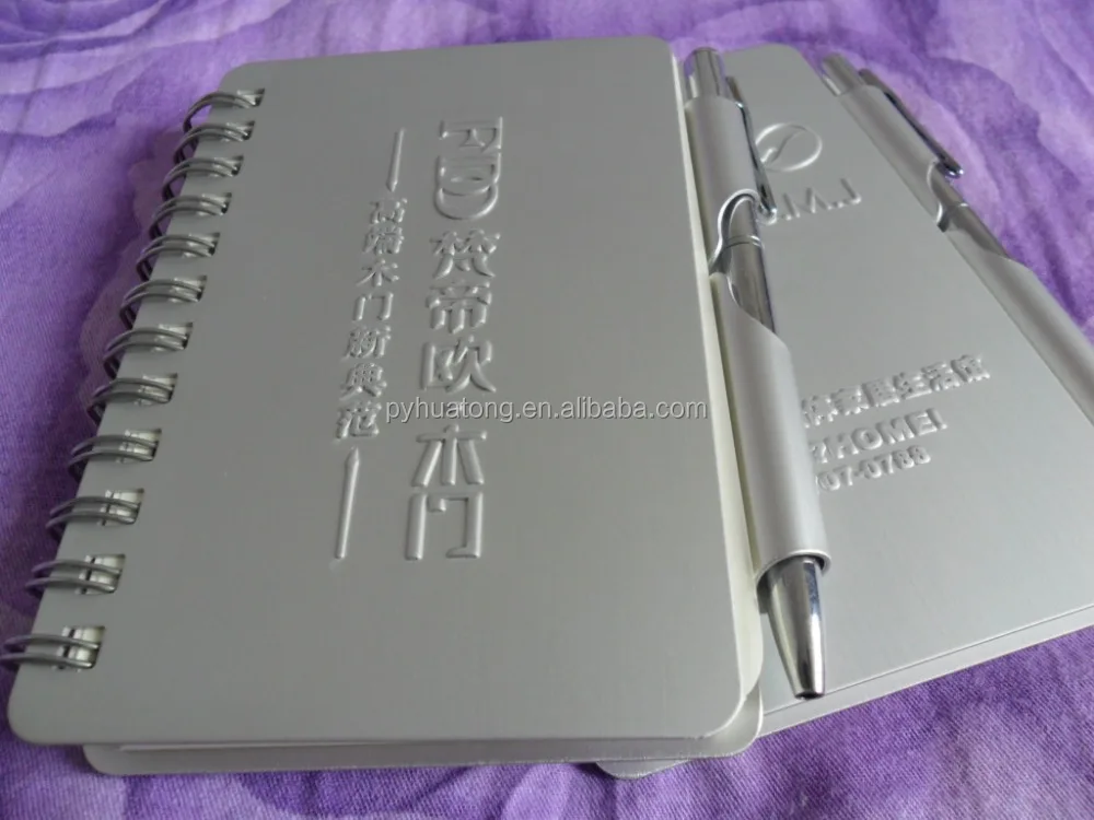 mini pocket size small metal memo book/address book