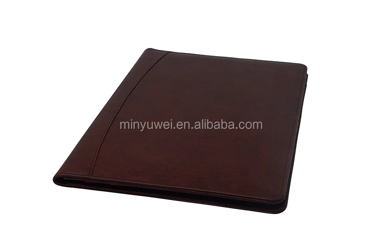 
classical PU leather right handed portfolio with document holder a4 
