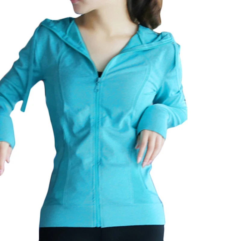 2021 wholesale Hooded sports apparel Running long sleeve women sports clothes