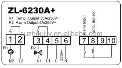 
ZL-6230A+, 30A relay, Temperature Controller, thermostat 30a, Lilytech, 30 AMP 