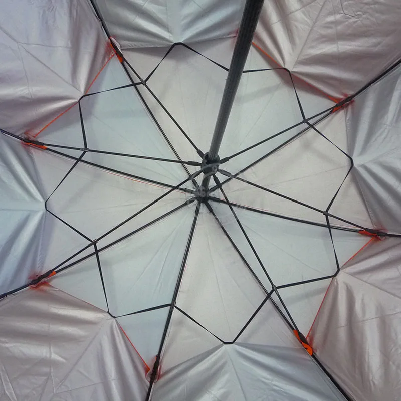 Ok Umbrella Full body large size gold umbrella double canopy UV protection sports umbrella