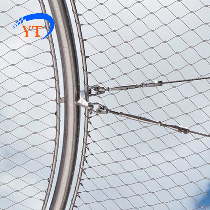 Архитектурные 316L нержавеющая сталь трос кабель сетки