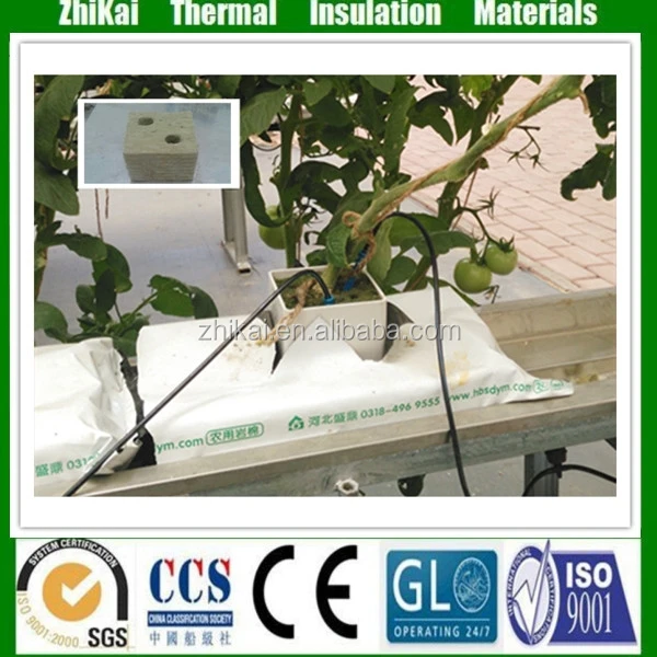 80 кг / m3 5 x 5 x 4 см гидропоники посадка минеральная вата кубики