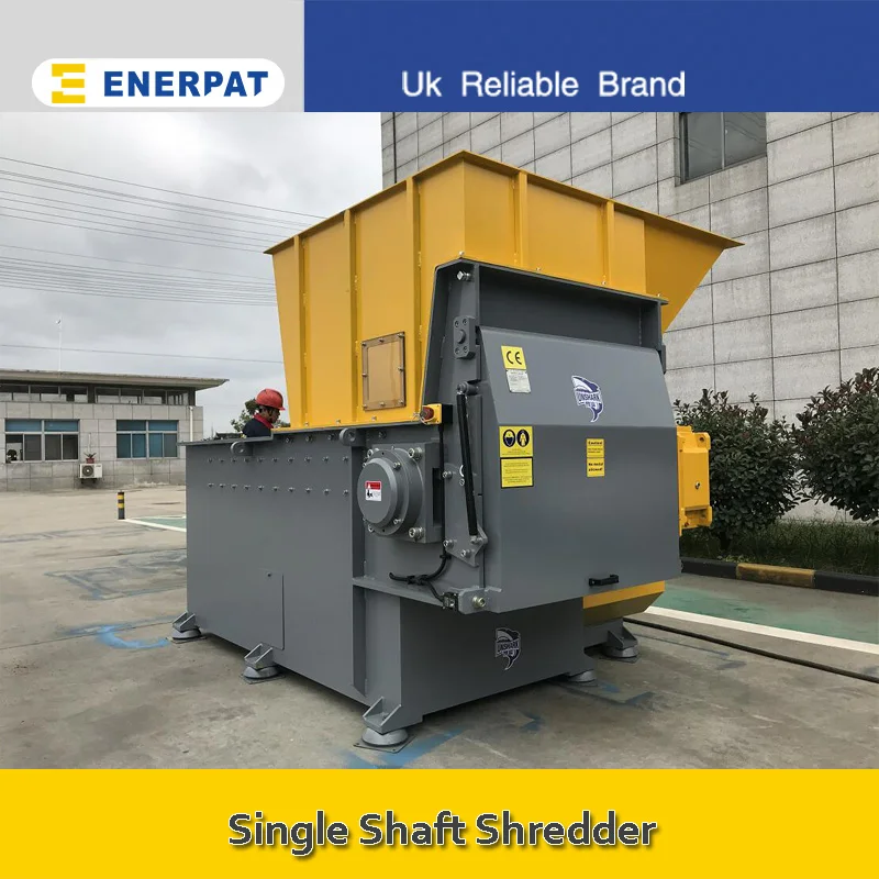 UK Unshark High Quality Waste Shredder Single Shaft Shredder Supplier for Chemical drum