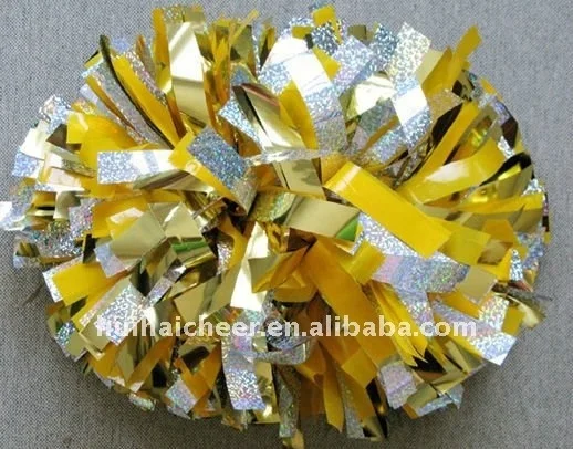 2019 pom poms: plastic mix metallic