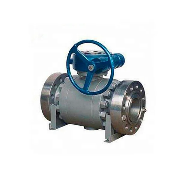 3 Pieces Trunnion Mounted Ball Valve / Worm Gear Trunnion Mounted Ball Valve  DN400