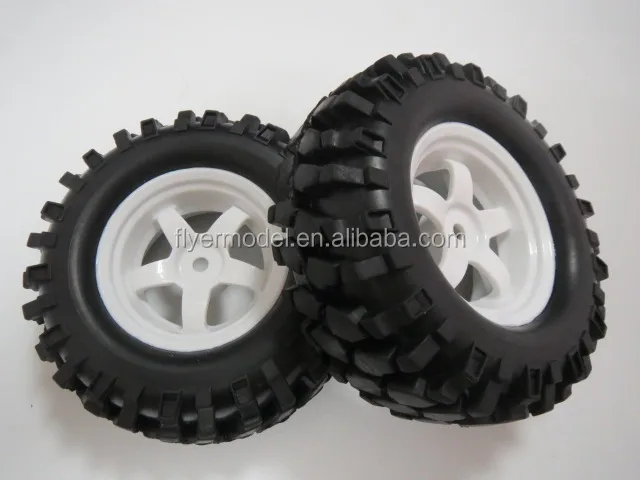 RC Crawling Tires plastic wheels and rubber tyres(210021)
