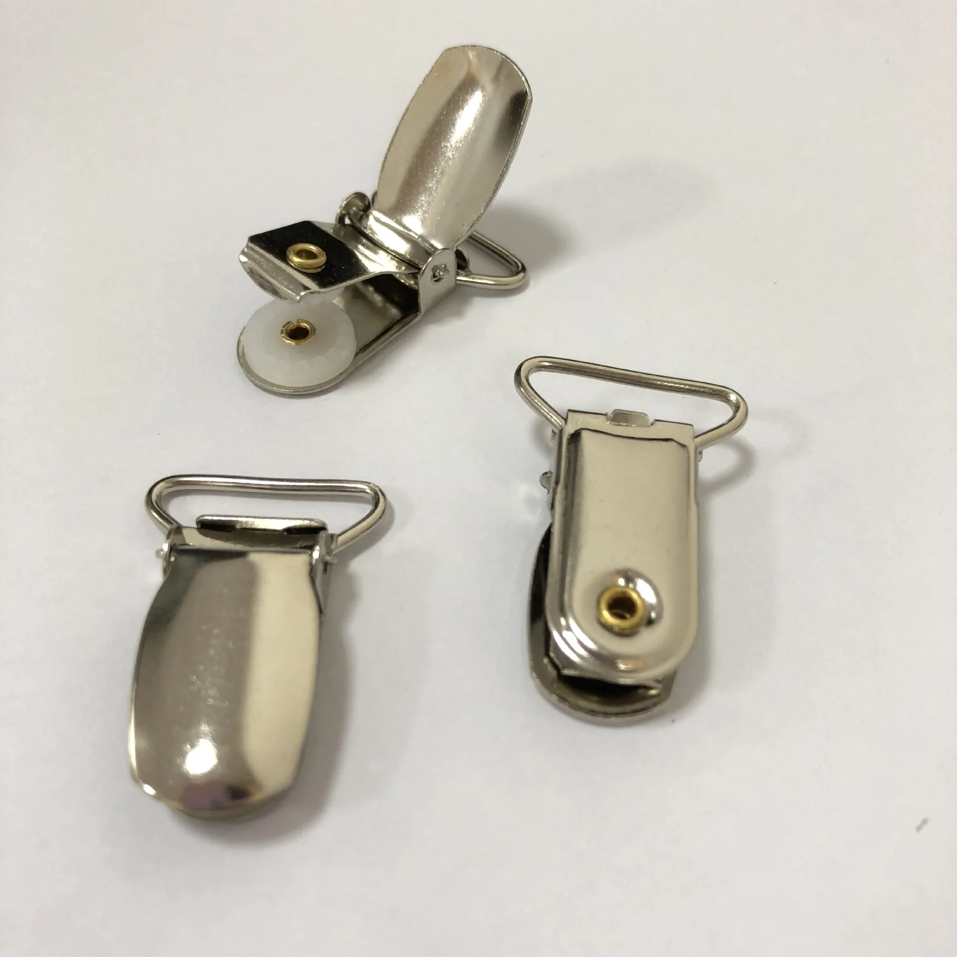 wholesale galvanize clothes accessories buckle Duck Mouth Strap Buckle Belt Brace Suspenders Buckle Clips Pacifier Clip