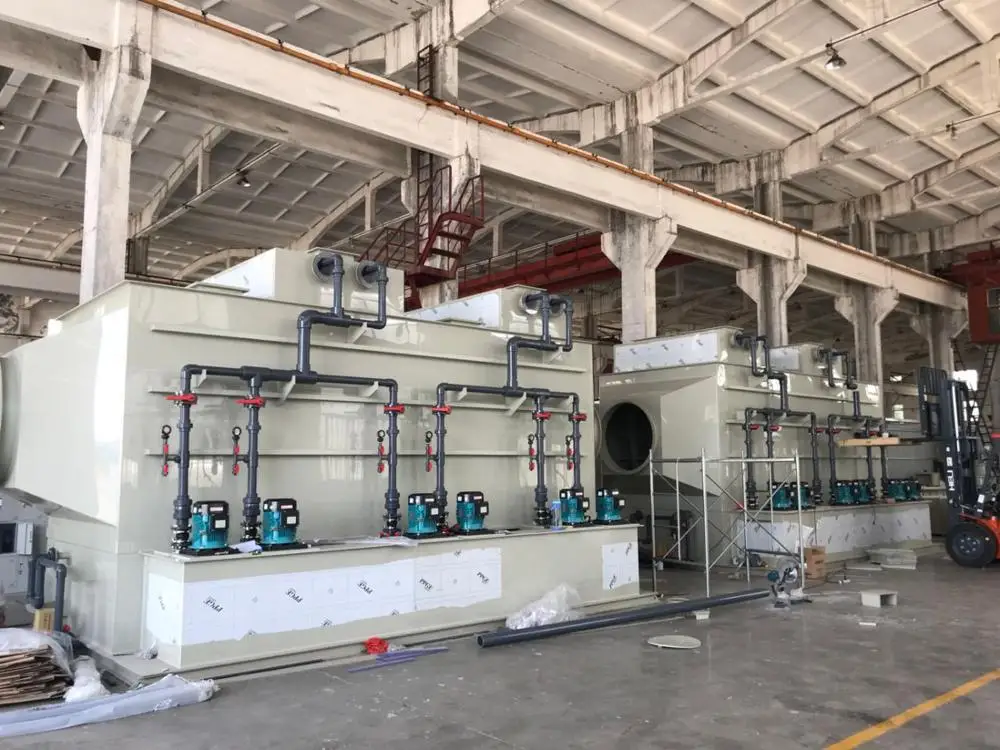 С защитой от УФ лучей анти-коррозия спрей поглощения выхлопной горизонтальный очистки градирни