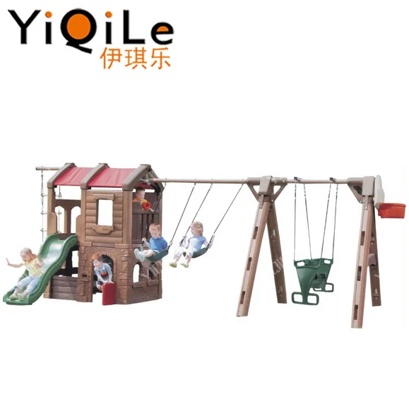 Small slide for baby children plastic swing