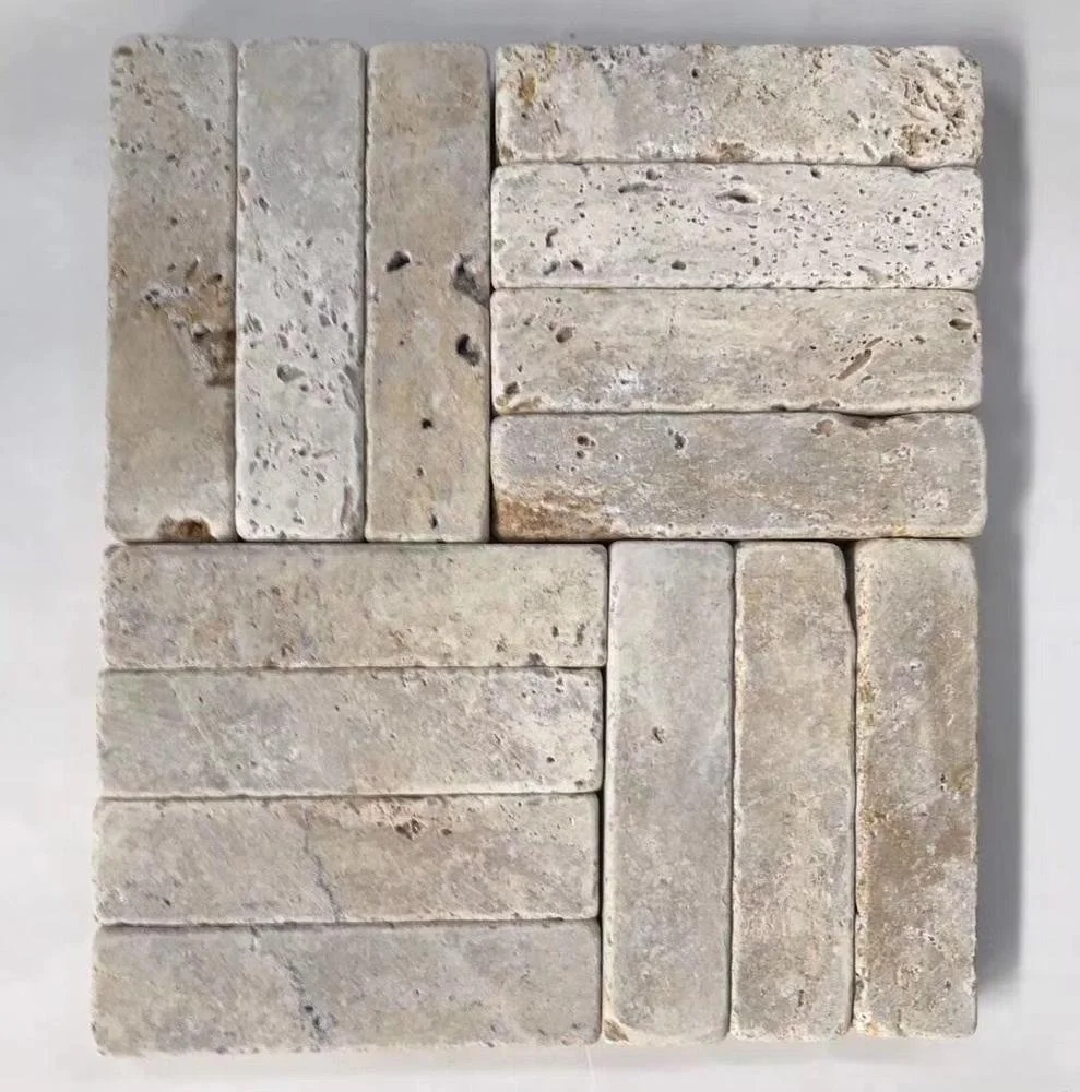 Tumbled Yellow Limestone Step Paver Limestone Paving