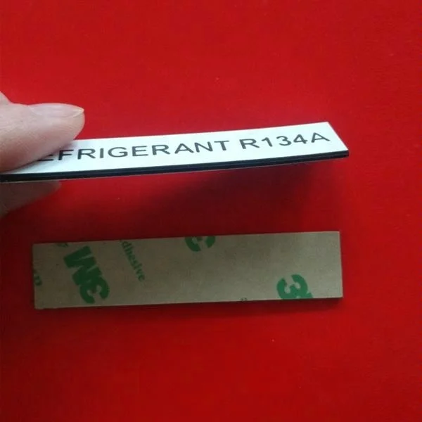 
3M adhesive die cut ABS plastic sheet for laser engraving 