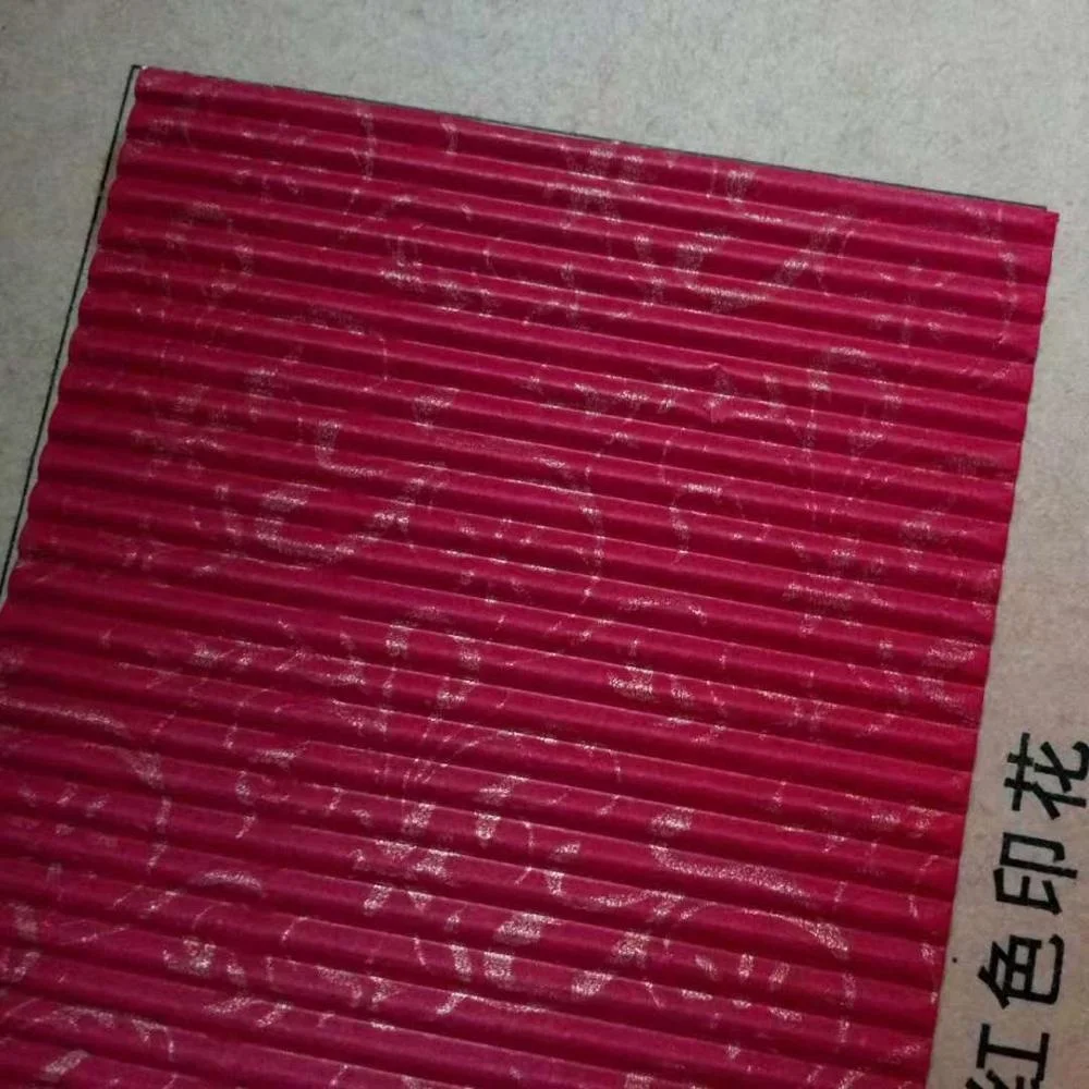 
single face e flute black corrugated cardboard paper sheet 